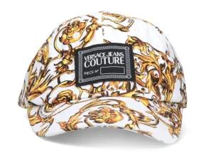 Versace Jeans Couture Baroque Logo Patch Baseball Hat