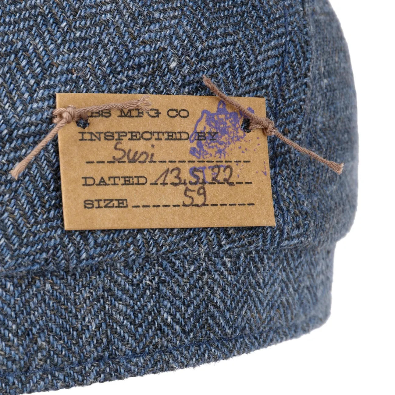 Vinta Linen Flat Cap by Stetson