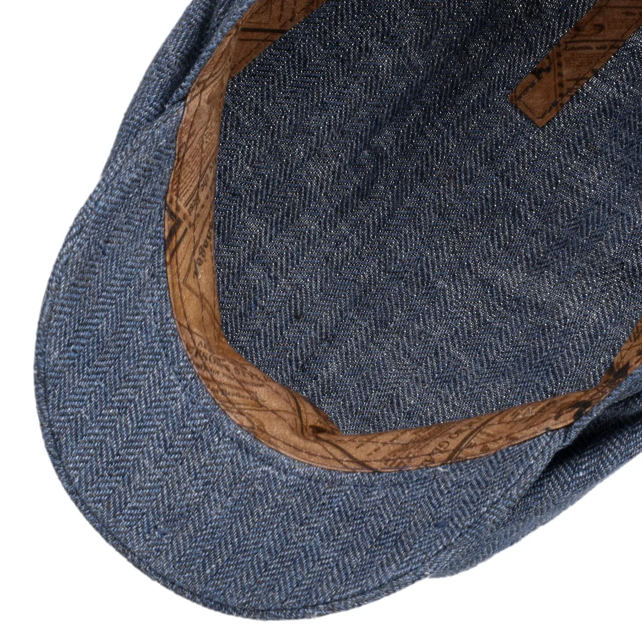 Vinta Linen Flat Cap by Stetson