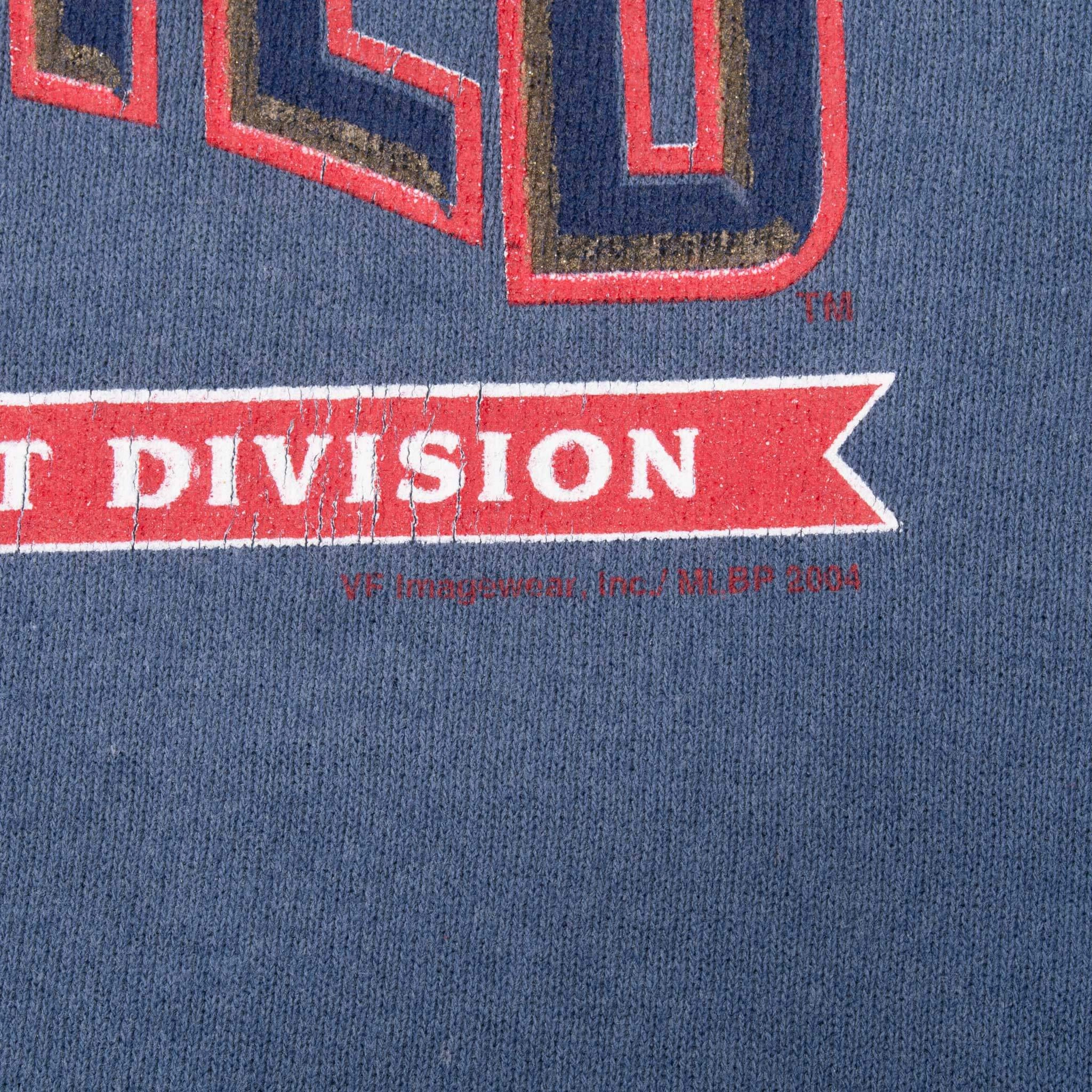 VINTAGE MLB WASHINGTON NATIONALS 2004 BLUE SWEATSHIRT LARGE