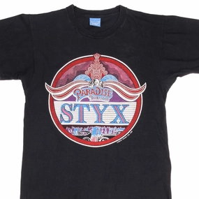 VINTAGE STYX ROCK TOUR 1981 TEE SHIRT SIZE SMALL MADE IN USA