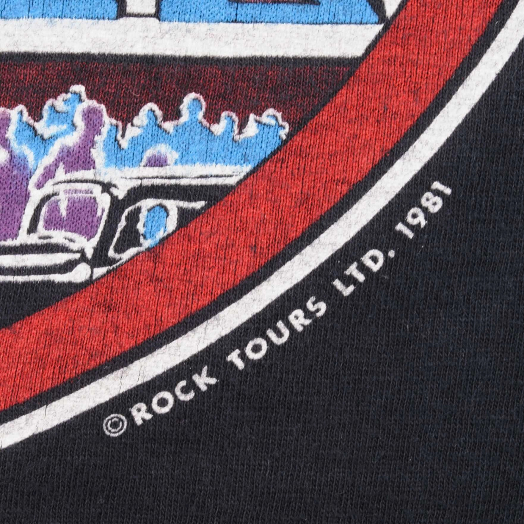 VINTAGE STYX ROCK TOUR 1981 TEE SHIRT SIZE SMALL MADE IN USA