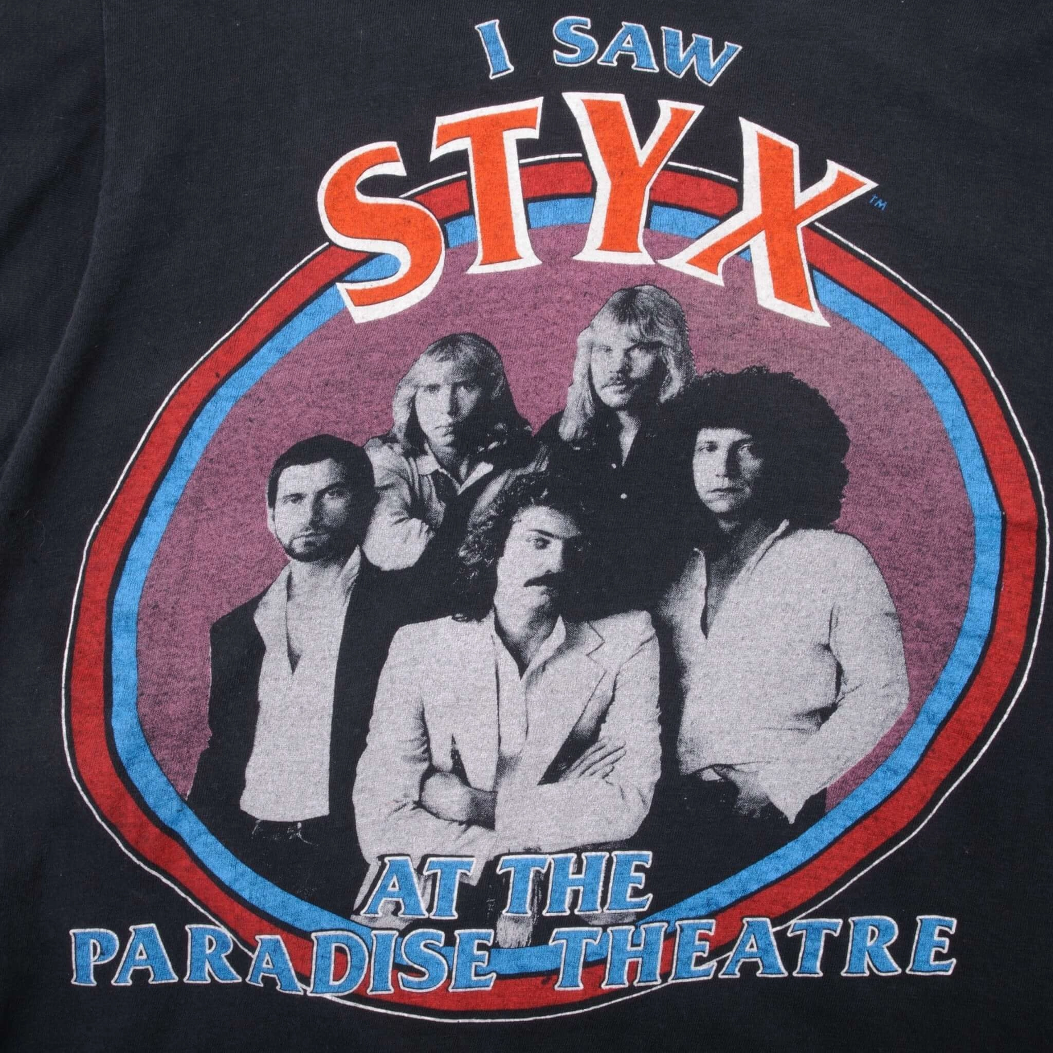 VINTAGE STYX ROCK TOUR 1981 TEE SHIRT SIZE SMALL MADE IN USA