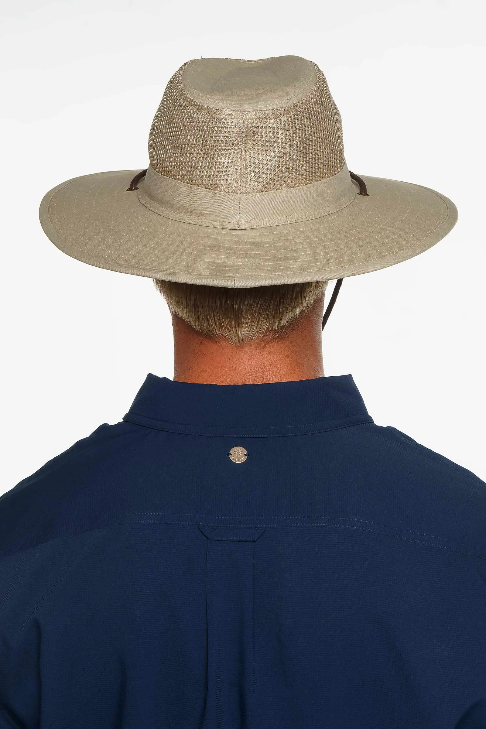 Walkabout Vented Hat Waxed Cotton | Khaki