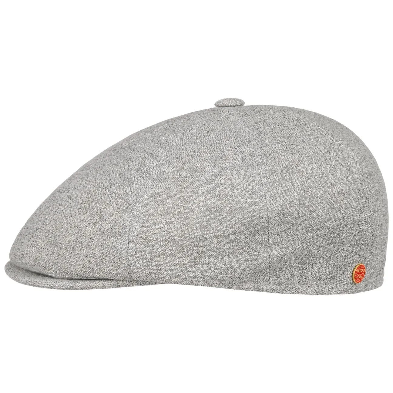 Wallace Linen Flat Cap by Mayser