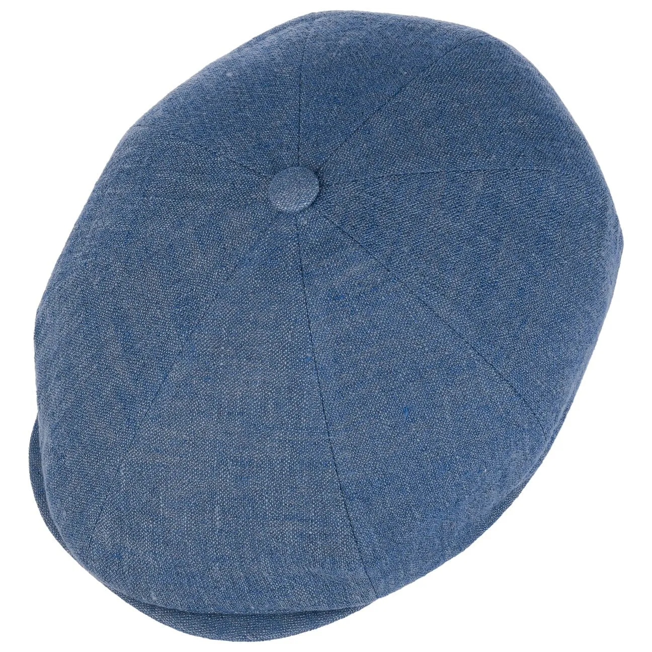 Wallace Linen Flat Cap by Mayser