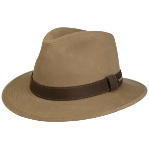 Waxed Traveller Cloth Hat by Stetson