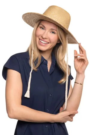 Women's St Thomas Wheat Braid Fedora | Natural