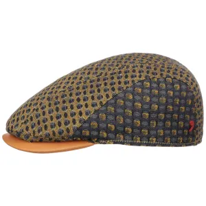 Yellowblue Flat Cap by Alfonso D'Este