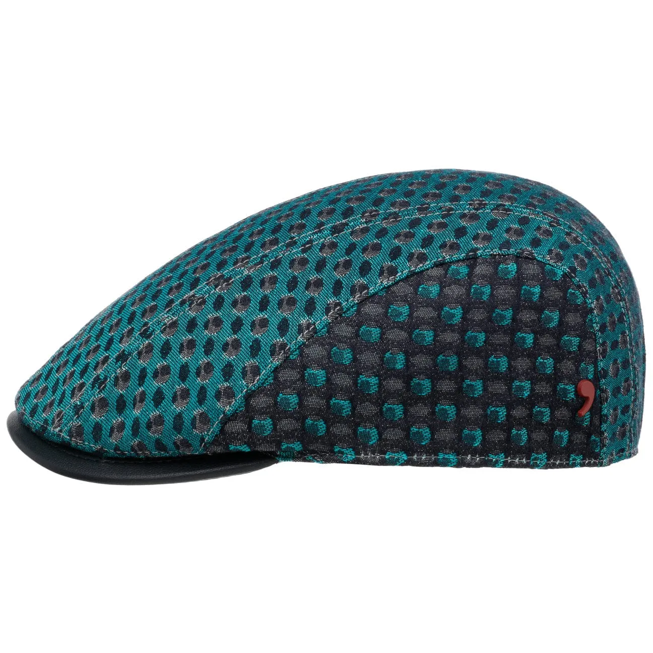 Yellowblue Flat Cap by Alfonso D'Este