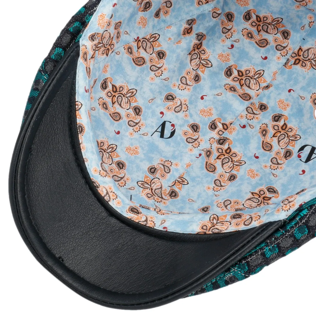 Yellowblue Flat Cap by Alfonso D'Este
